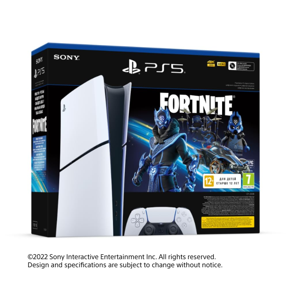 Sony PlayStation 5 Slim Digital Edition 1TB Fortnite Bundle (10